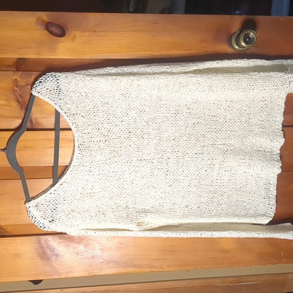 ESPRIT* XXL ladies open weave boho hippy chic free people inspired sweater - Picture 3 of 15